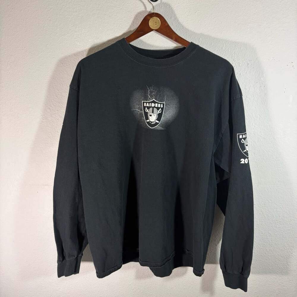 Gildan Las Vegas Raiders Sweatshirt Size XL Black 2017 Boosters Club